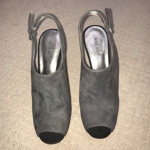 Nine West Grey Heels